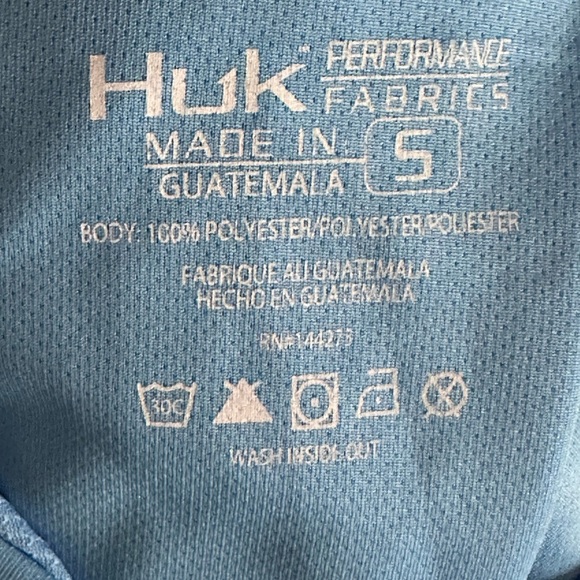 Huk women’s hooded sun blocking cover up dress. Sky blue Size small. - Picture 5 of 6